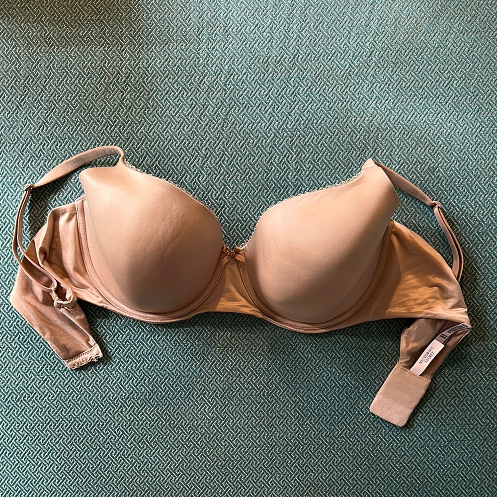 Victoria's Secret Tan Lined Demi Bra